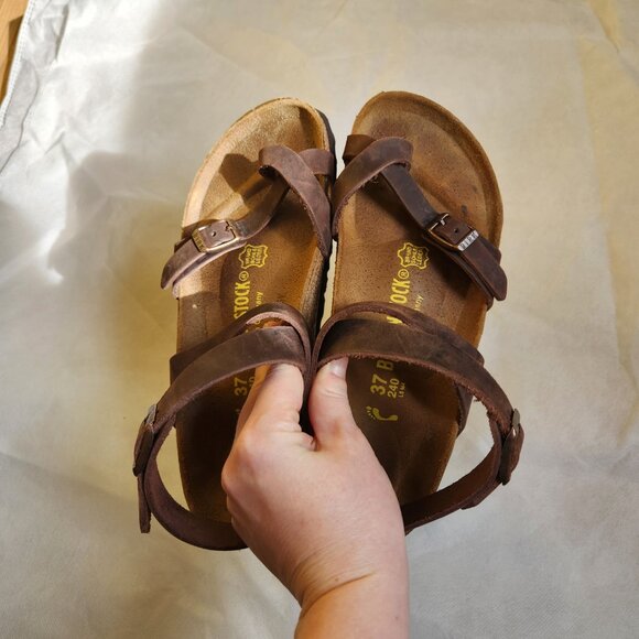 Birkenstock Yara - Leather 37 Narrow - Picture 8 of 8